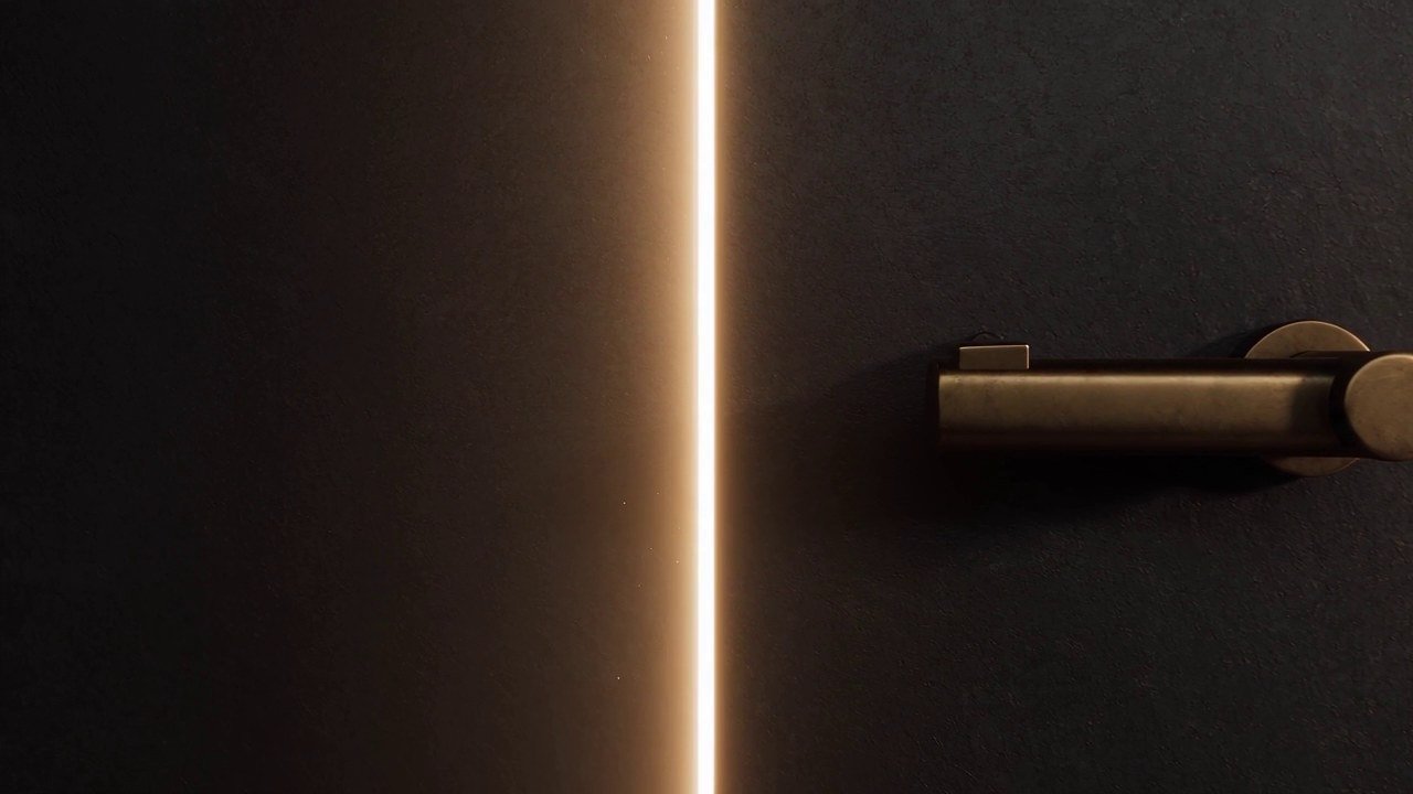 Golden Light Beam Entry